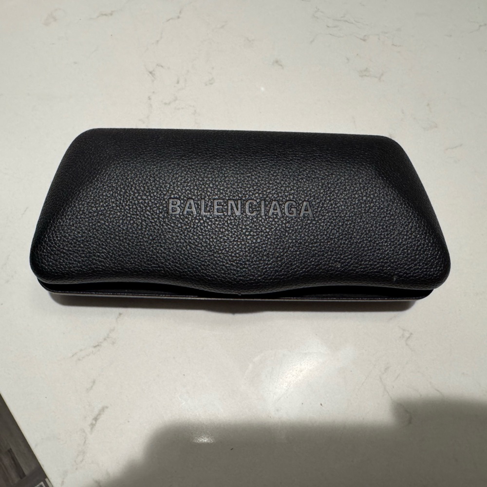 Balenciaga Black Sunglasses with Case